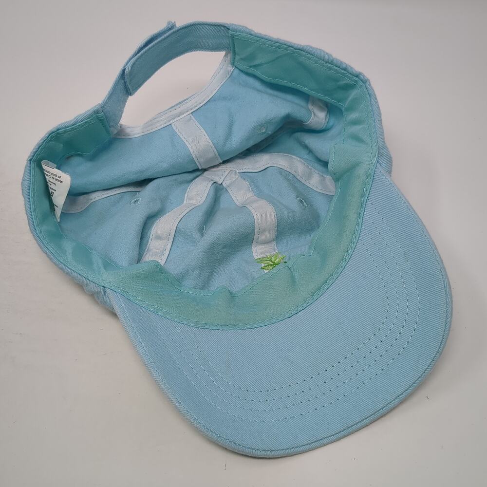 Pineapple Strapback Baseball Cap Blue One Size Ad… - image 7